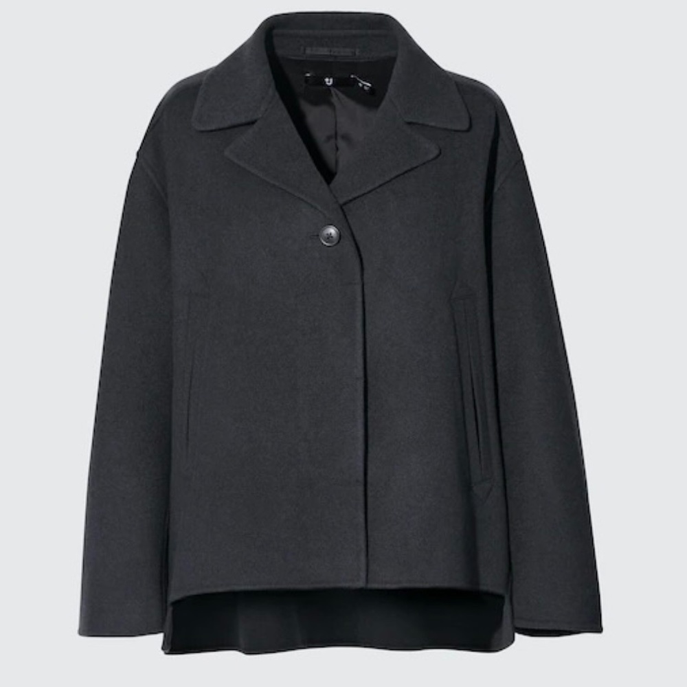 Uniqlo +J Women Double Face Oversized Shirt Jacket
